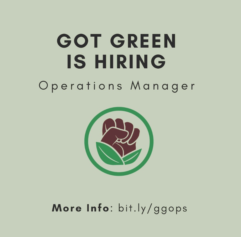 Got Green (@gotgreenseattle) on Twitter photo Got Green is hiring an Operations Manager.  
Info about the job, compensation, and how to apply:  bit.ly/ggops Got Green is hiring an Operations Manager.  
Info about the job, compensation, and how to apply:  bit.ly/ggops