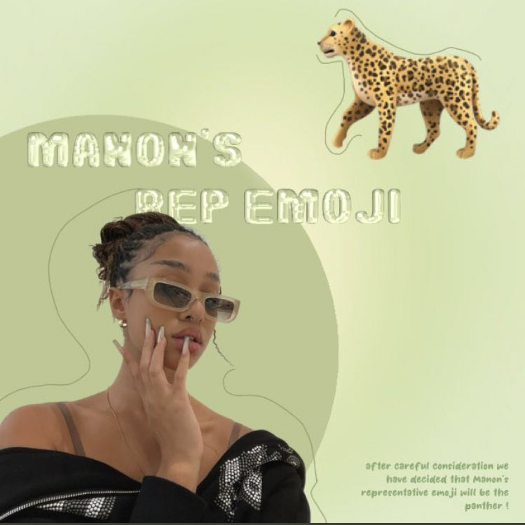 MANONGLOBAL's tweet photo. [📢] 090123

Hello, POKÉNONS, we are happy to announce that Manon's representative emoji is the panther (🐆) !💗 

#MANON #DREAMACADEMY #DREAMACADEMYHQ https://t.co/HdXJSf45yk