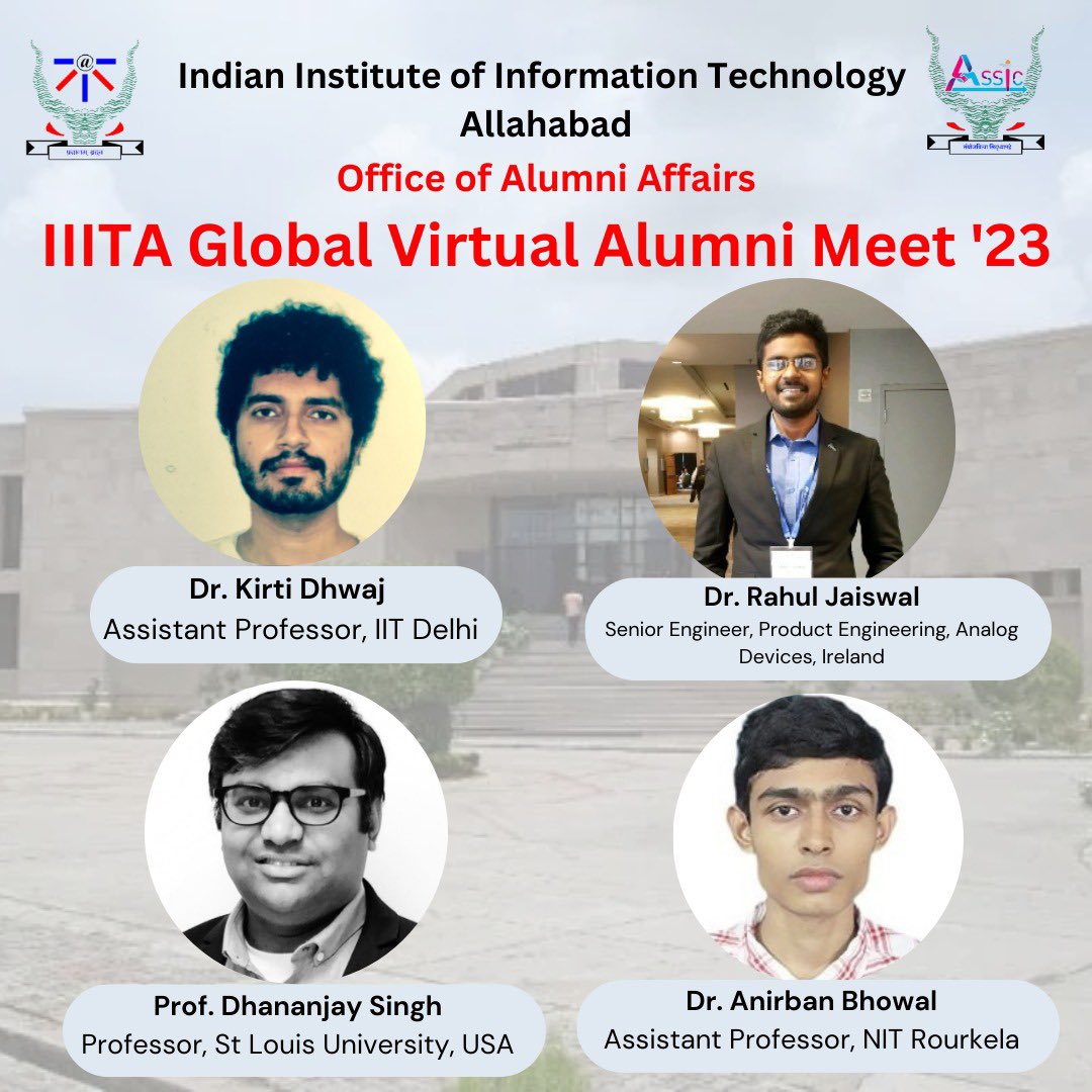 AlumniIiita's tweet photo. Join our enlightening breakout session on higher studies, discover academic success secrets, and ignite your thirst for lifelong learning. #HigherStudiesUnleashed #LearningNation https://t.co/xFe0jC85Gh
