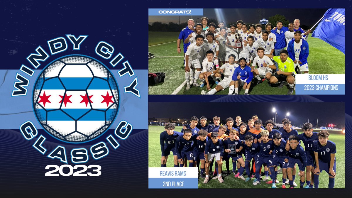 Congrats to Bloom HS on winning the 2023 Windy City Ram Classic with their 4-0 victory over Reavis (2nd Place) . Andrew HS won in double OT yesterday over R-B to capture the consolation championship. I just wanted to take the time to thank everyone for another successful tourney!