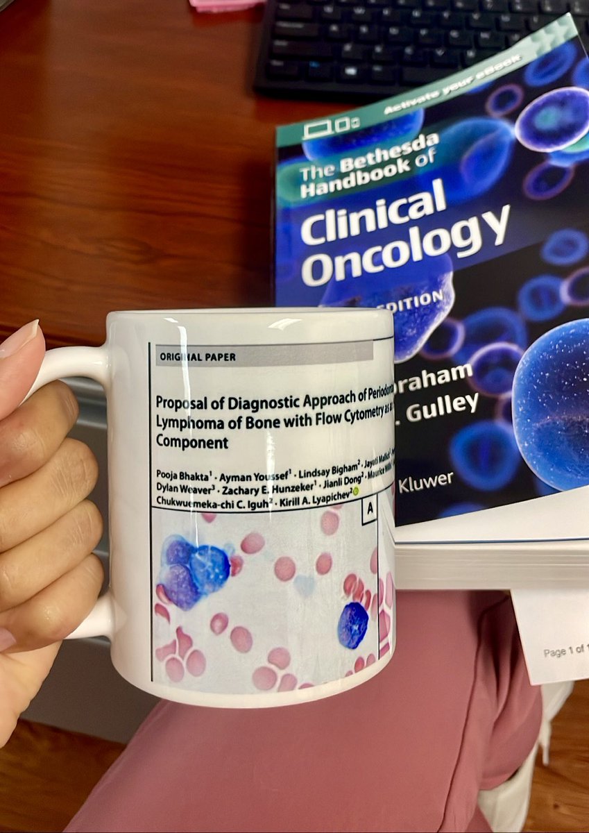 1pooj's tweet photo. Huge shoutout to Dr. Lyapichev @KirillLyapichev for being such an incredible mentor with this publication and for this amazing mug! He is truly the greatest Hematopathologist! https://t.co/qHo2n8qAJz
