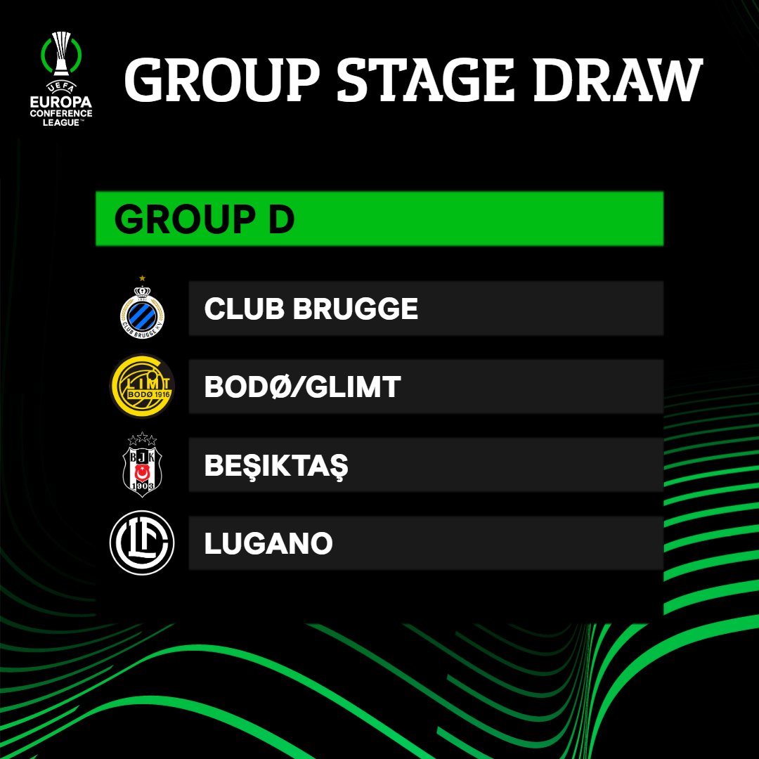 Besiktas vs Club Brugge en vivo Conference League Fase De Grupos 