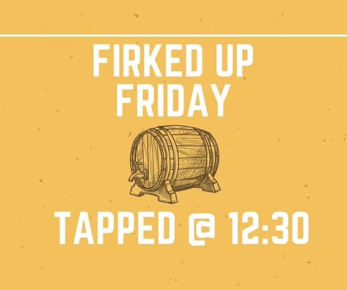 It’s Firked Up Friday! 
We will be tapping Pink Lemonade Blonde Ale from the firkin!
Join us the first Friday of the month, at 12:30pm, to be part of the action!!