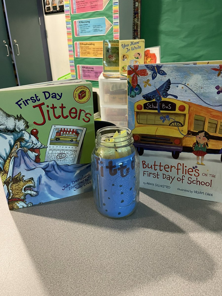 MrsSchellJTPS's tweet photo. 🌟The new #Schellgang has had a grrrreat🐾 first few days of #Secondgrade! We let our jitters and butterflies 🦋 go, spent time getting to know each other,and are READY to get to work!!📚📓🧮 https://t.co/yTvQmCwmWN