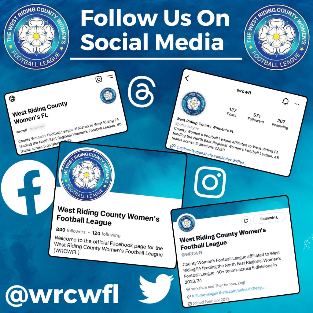 Did you know we have various forms of social media?! Drop us a follow and get tagging us into your posts throughout the season