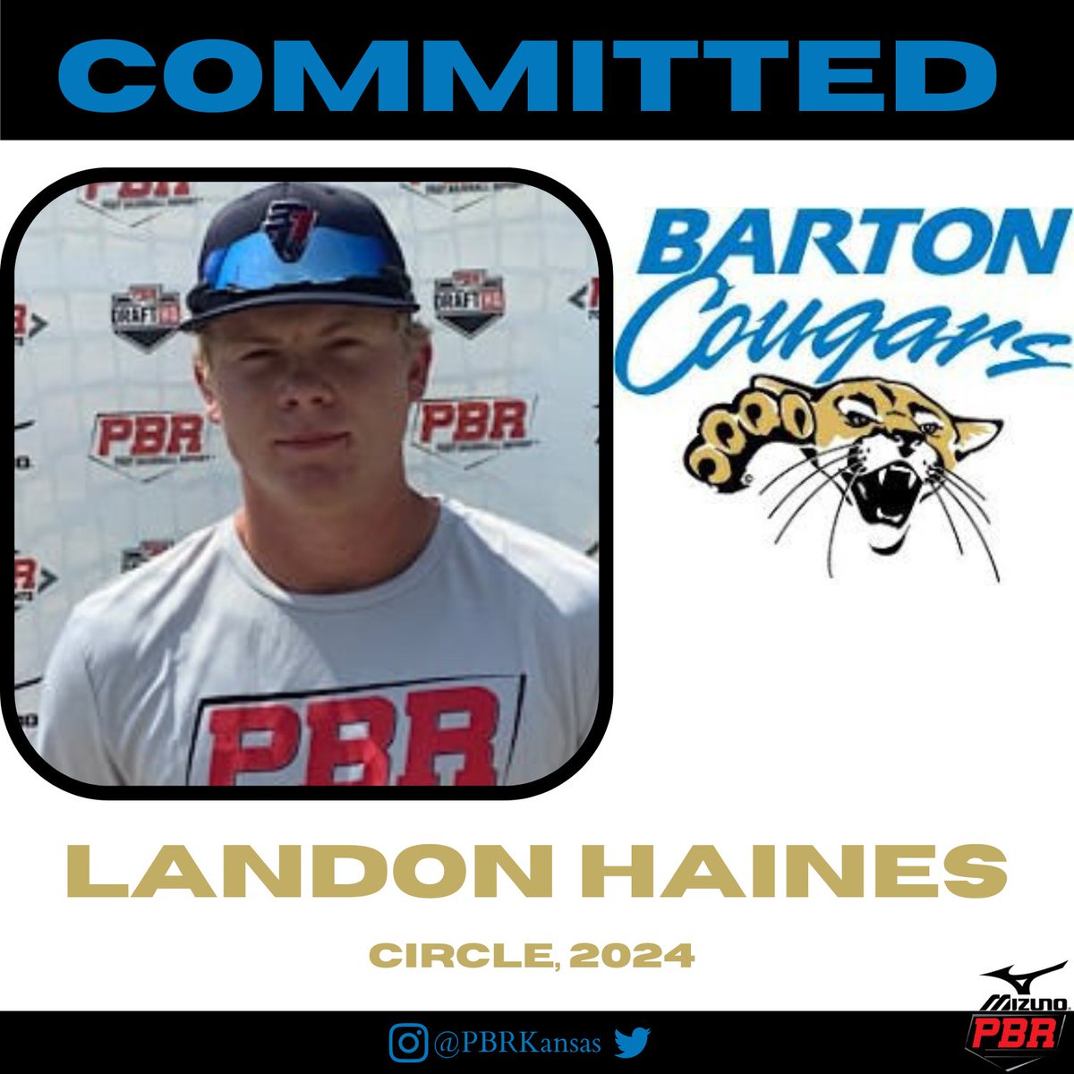 1B/RHP Landon Haines (Circle, 2024) commits to Barton CC @haines_landon12 @baseball_circle @Barton_Baseball 👤PROFILE: loom.ly/UnvpD4s