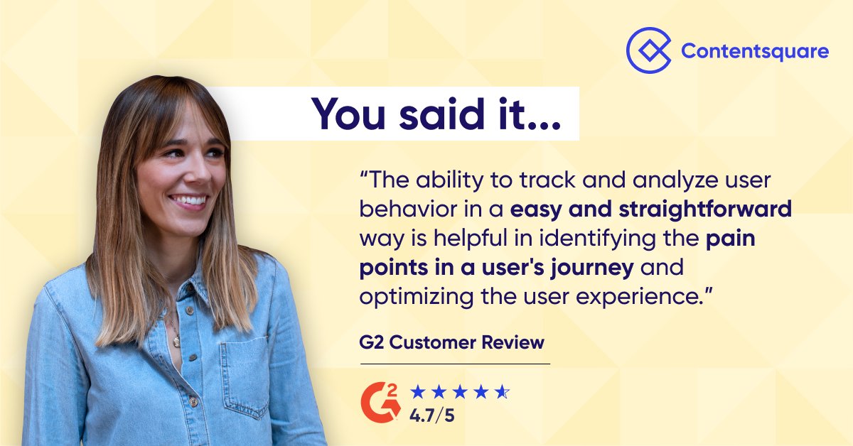 See how users progress through your site, page by page, from entry to exit. Discover your biggest opportunities and frustrations within minutes, including looping behaviors and where unexpected drop-offs occur, with Contentsquare.
okt.to/4KfebR

#DXA #MoreHumanAnalytics