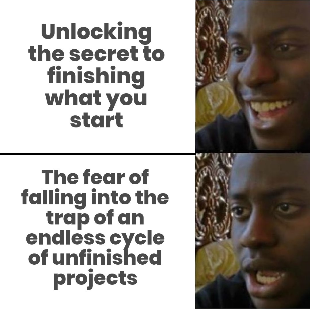 Break free from the cycle of unfinished projects. The key to completion is within your grasp. Stay inspired, stay focused, and watch as you unlock the secret to finishing what you start. #Motivation #FinishWhatYouStart