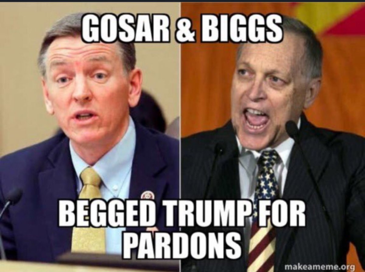 All the Biggs men should pay for their crimes. The big loud mouths, too. tfg said only guilty people ask for pardons. I agree with him on something.