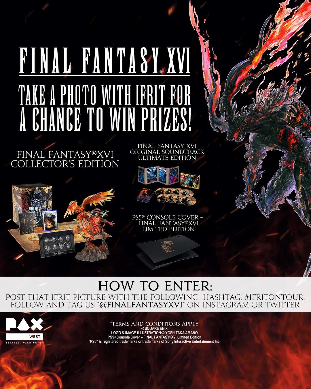PS5 Console Cover (Final Fantasy XVI) [Limited Edition] for