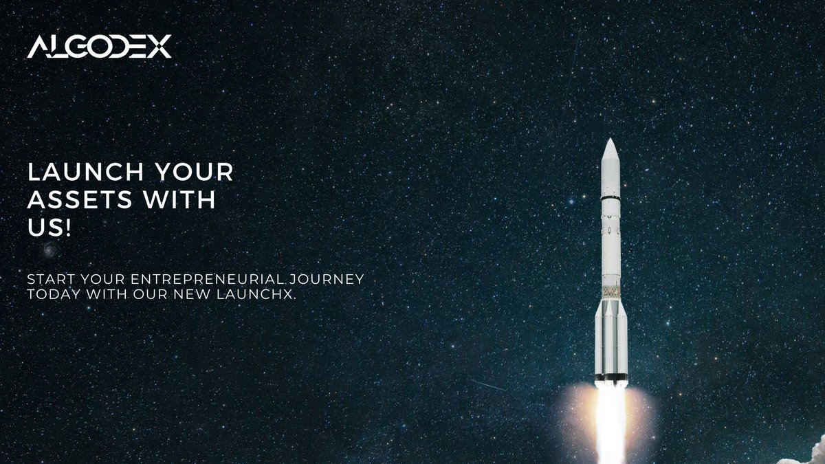 Introducing Algodex’s LaunchX: Your gateway to the future! Get ready to create, trade, and succeed in the world of blockchain technology. Join us on this exciting journey!
Join Us : app.algodex.com/launchpad/crea…