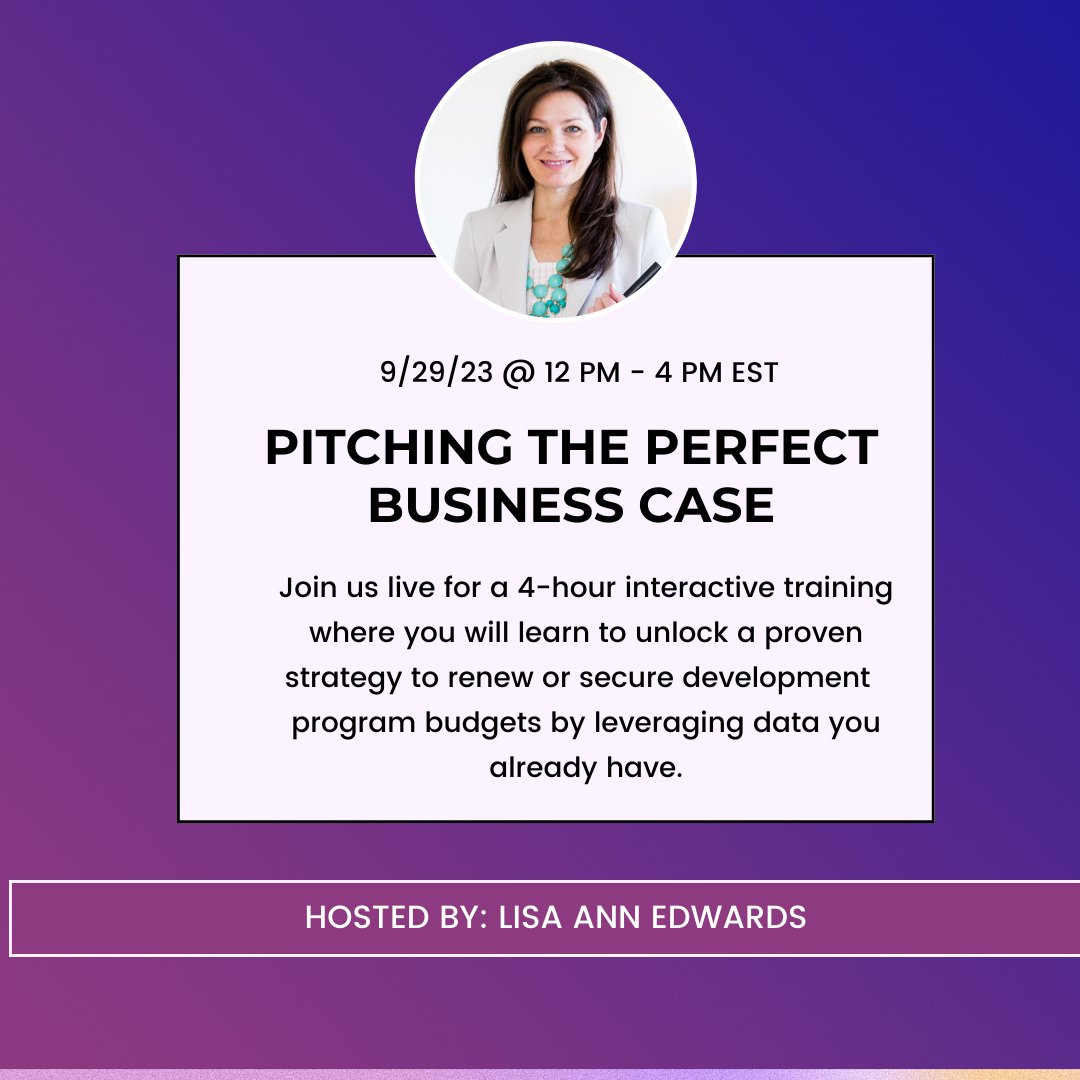 ICFHQ's tweet image. ICF Coaching In Organizations presents an engaging 4-hour workshop: "Pitching the Perfect Business Case" hosted by Lisa Ann Edwards. This session is tailored for coaching managers within organizations.

Register here:  learning.coachingfederation.org/cw/course-deta…

#ICFCoaching #CoachingTraining