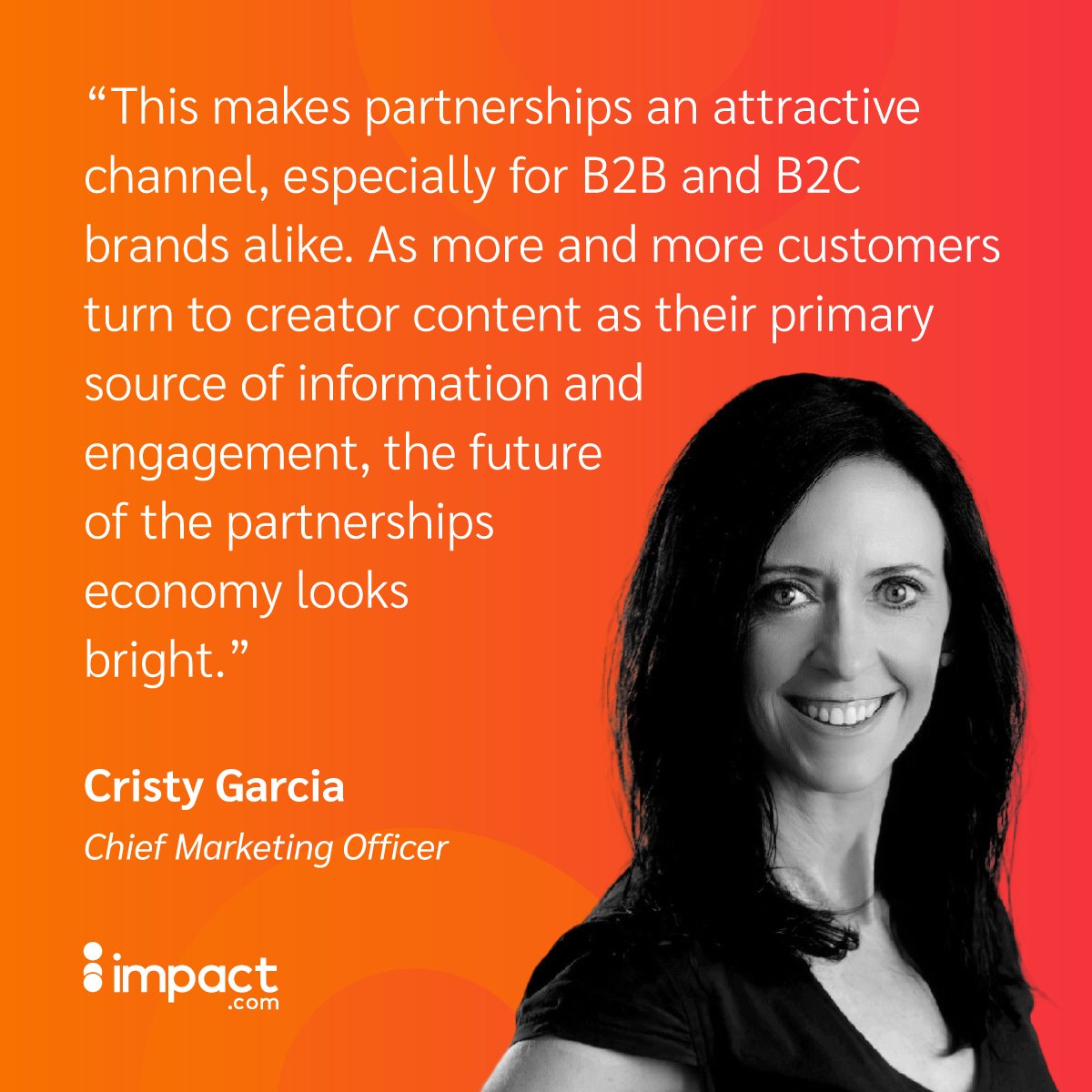 impactdotcom's tweet image. Dive into our @cristinaebert1&apos;s full breakdown of how partnerships are paving the way for brands to authentically connect with consumers using real-life examples on @Partner_Hacker 💥impact.st/YWsy50PBVU9 

Sneak peek ⤵️
 
#PartnershipEconomy #CreatePartnerships #CreatorEconomy