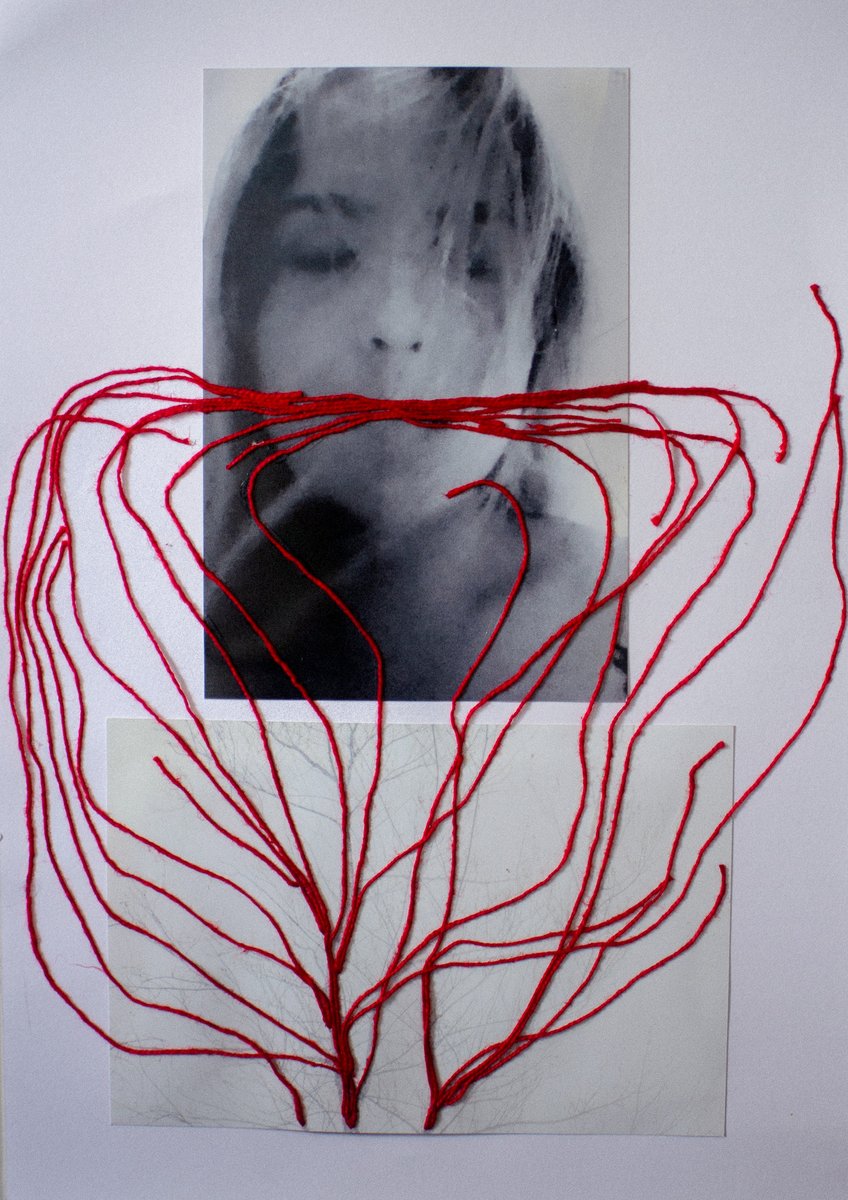 “Initially everything was very intuitive, now I study much more the supports I use in my work, which vary according to each project. My works talk a lot about memory, time, body, feminine, pain, so I try to use supports that talk to these themes”.