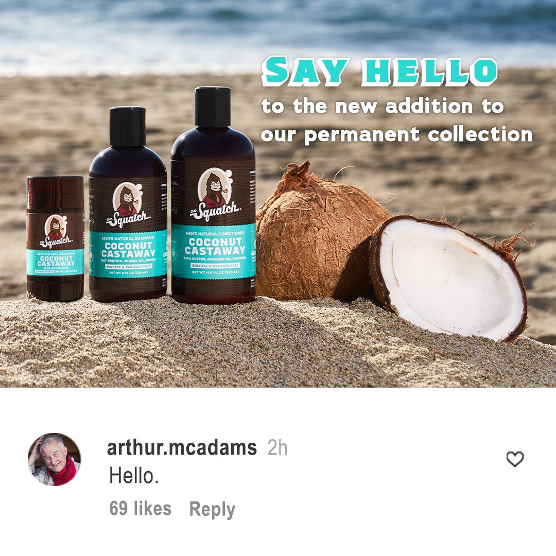 Coconut Castaway has officially been expanded to Haircare and Deo