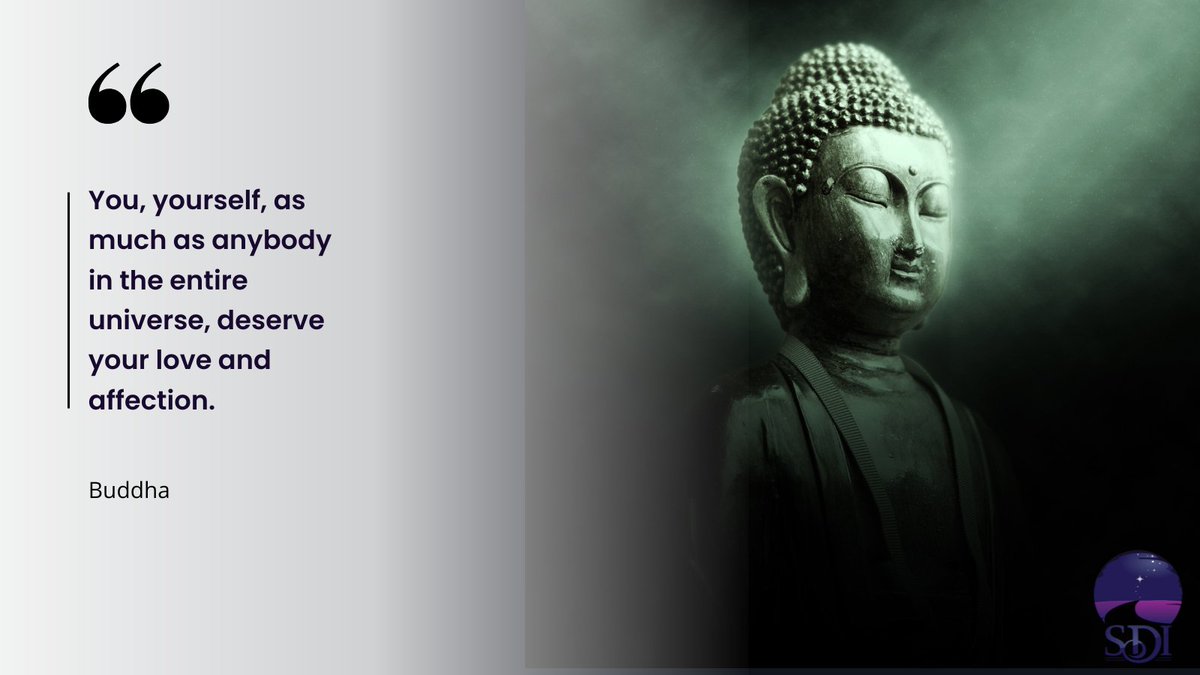 SDI_world's tweet photo. "You, yourself, as much as anybody in the entire universe, deserve your love and affection." — Buddha

#QuoteOftheDay #SpiritualDirectors #SpiritualCompanions #SpiritualThoughts #FridayQuotes #WellnessFriday #Journey #DeepListening #Self https://t.co/WzVhryqfJS