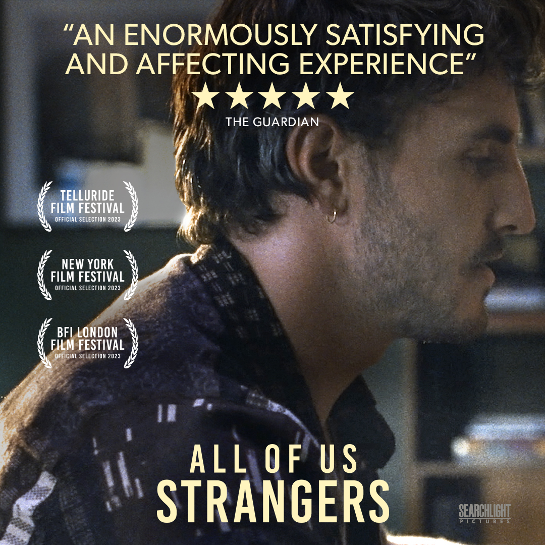 SearchlightUK's tweet image. &quot;A testament to the power of love&quot;

Andrew Haigh&apos;s All of Us Strangers, starring Andrew Scott, Paul Mescal, Jamie Bell and Claire Foy. Coming soon.