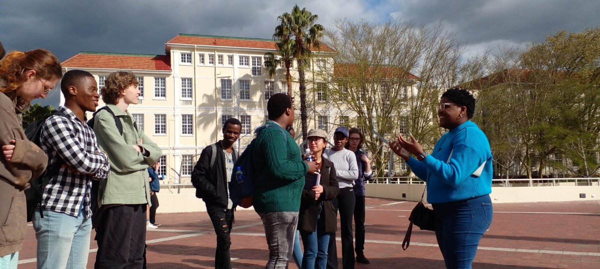 Stellenbosch History Department (@stell_history) on Twitter photo Dr Anell Daries <a href="/DrDaries/">Anell Stacey</a> who did her PhD on the history of <a href="/StellenboschUni/">Stellenbosch University</a> led History Society members on a campus tour today, illustrating how the university shapes the memory of its past through monuments, photos and building names. <a href="/MatiesResearch/">Research at Stellenbosch University</a> <a href="/AVReQ_SU/">AVReQ</a> Dr Anell Daries <a href="/DrDaries/">Anell Stacey</a> who did her PhD on the history of <a href="/StellenboschUni/">Stellenbosch University</a> led History Society members on a campus tour today, illustrating how the university shapes the memory of its past through monuments, photos and building names. <a href="/MatiesResearch/">Research at Stellenbosch University</a> <a href="/AVReQ_SU/">AVReQ</a>
