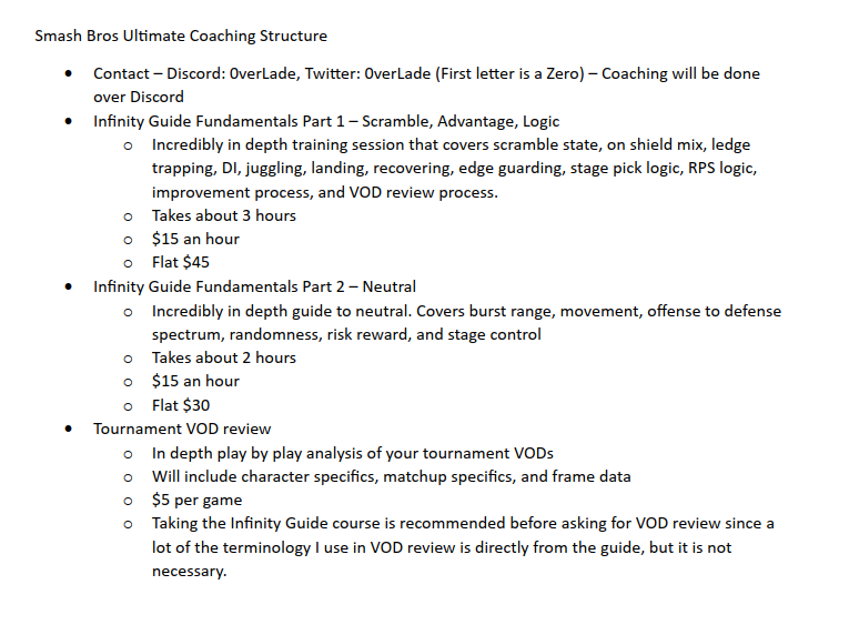 The5thFlavorIRL's tweet image. Heyo everyone. I am now offering coaching! 

I&apos;ve been coaching Smash for over 10 years but last year I started developing a guide specifically to get low and mid level players to high level. It&apos;s designed assuming you know nothing but has tons of content for Smash veterans.