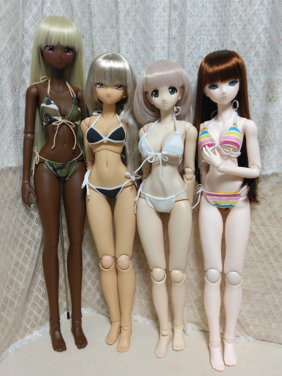 anna_suirenjuan's tweet photo. 肌色色々。全部好き(*^-^*)
#スマートドール #smartdoll #AZO2 #アゾン
#obitsu50 #セミ子3 #オビツ製作所 https://t.co/87KWaIXImA