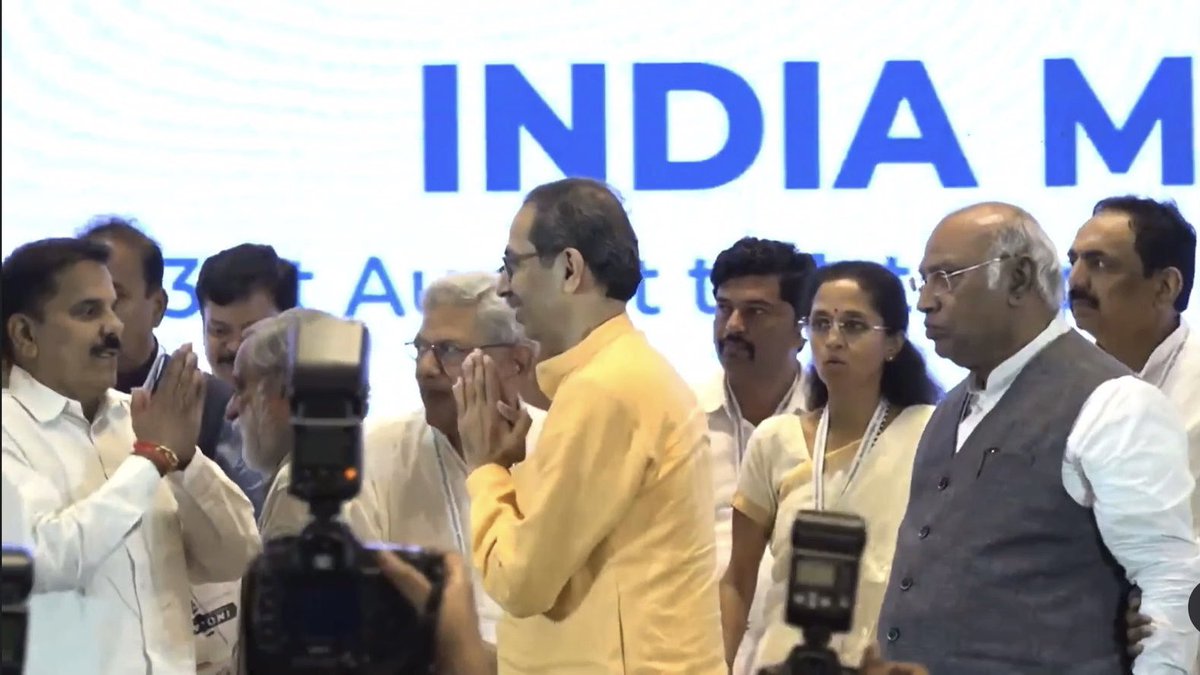 1HarshDevSingh's tweet image. Harsh Dev With Other National Leaders at INDIA Alliance Meet in Mumbai