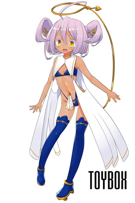 天使『トイボックス』完成～!どっからどう見ても～～～天使～～～!!!
おへそ～下腹部にファスナーがついててそこ開くと武器が産まれてきます。 