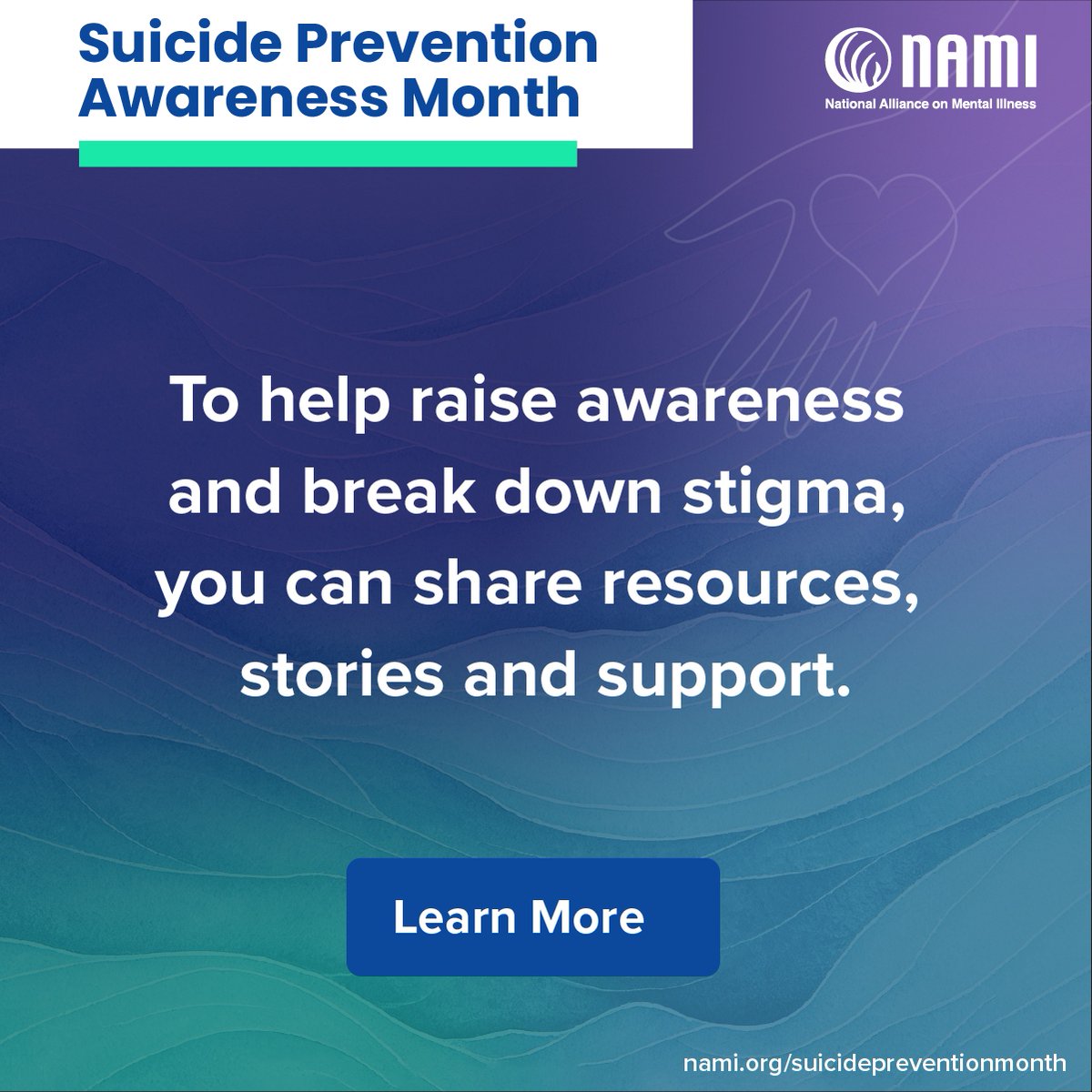 namimaine's tweet photo. September is Suicide Prevention Awareness Month — a time to raise awareness of this stigmatized, and often taboo, topic. More Info: https://t.co/a5n4hsteGV
#SuicidePreventionMonth #Together4MH #NAMIMaine #SuicidePrevention #NotAlone #YouAreLoved #support #hope #SPAM2023 https://t.co/xVqsHzLDnu