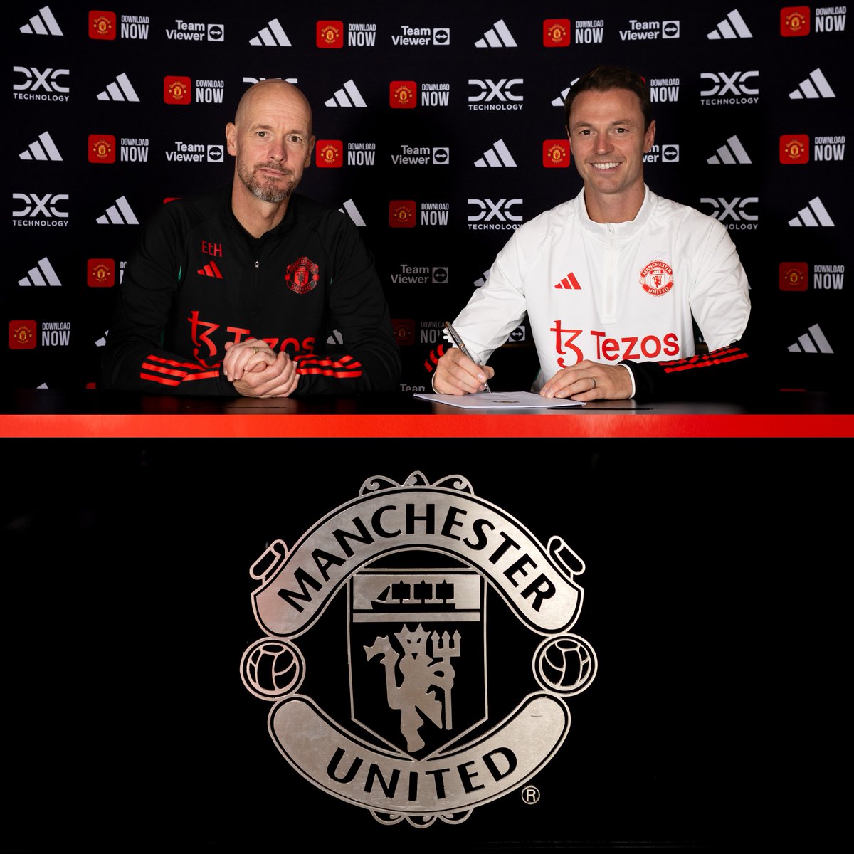 ManUtd's tweet photo. The homecoming, made official.

After eight years away, Jonny Evans is back where it all started ❤️

#MUFC