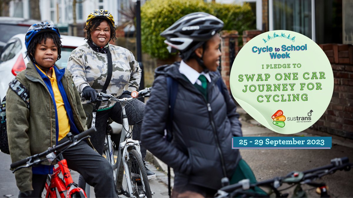 Cycling to school instead of driving: 
✅ Saves money on fuel 
✅ Is better for the environment 
✅ And helps children get active and ready for a day of learning 

Find out how you can take part in this year's #CycleToSchoolWeek  👇 bikeability.org.uk/cycletoschoolw… <a href="/BikeabilityUK/">Bikeability</a>