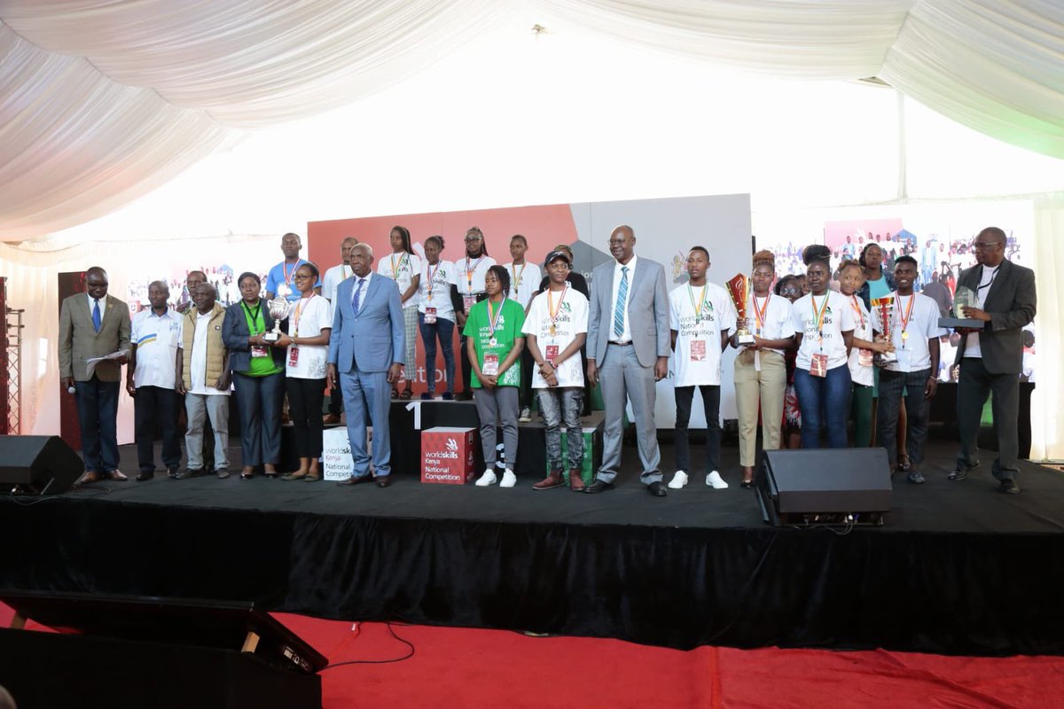 Worldskills254's tweet photo. Hearty congratulations to all the winners of the 2023 #WorldSkillsKenya Competition!👏🏾👏🏾👏🏾

The winners will represent Kenya at the WorldSkills International Competition that will be held in Lyon, France from 10-15 September 2024.

#WorldSkills https://t.co/x3Uv1HhrfL