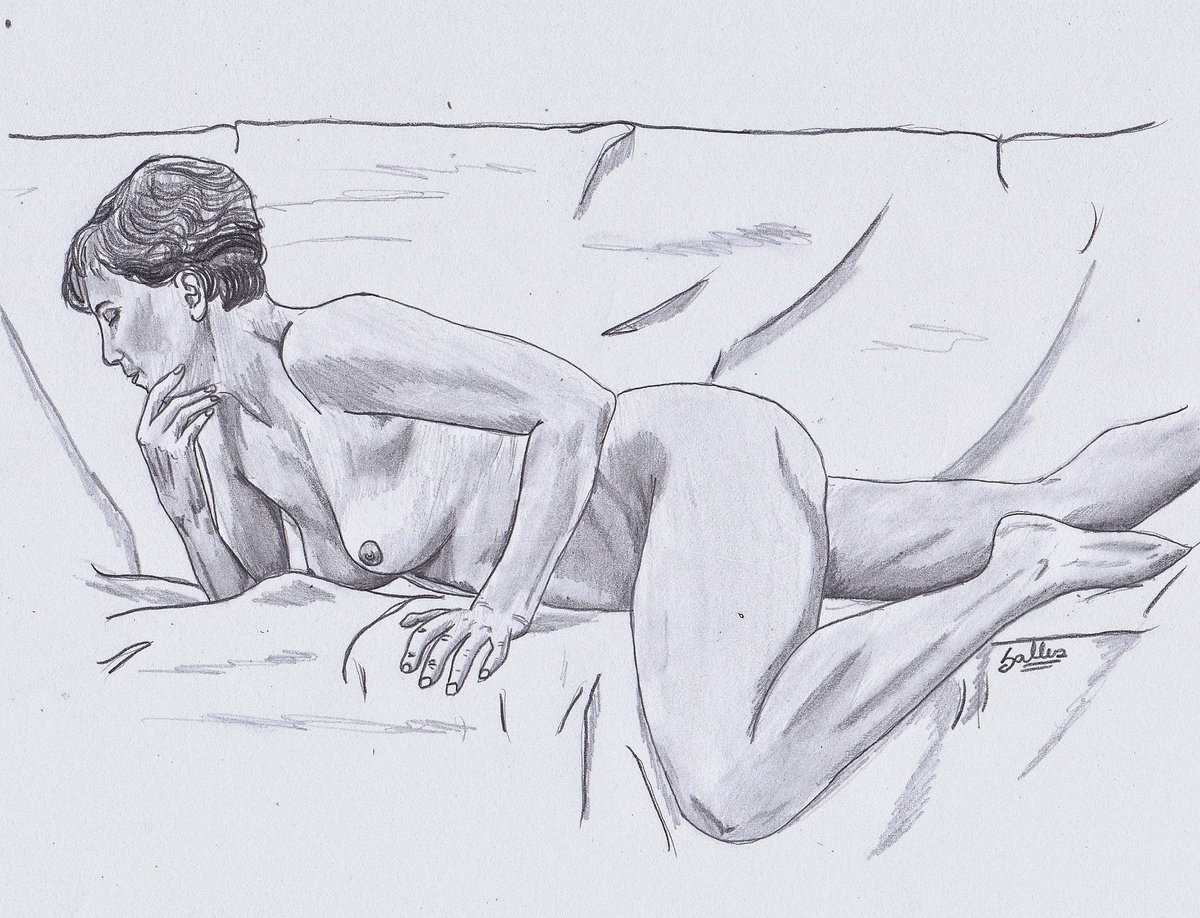 ArtFhsn's tweet photo. August reference drawing from #poseproject by @missraeknox
Thank you for tha amazing reference ππ
#drawing
#beauty
#musemodel #nudeart #sketch #fineart https://t.co/VNdDPRu5vt