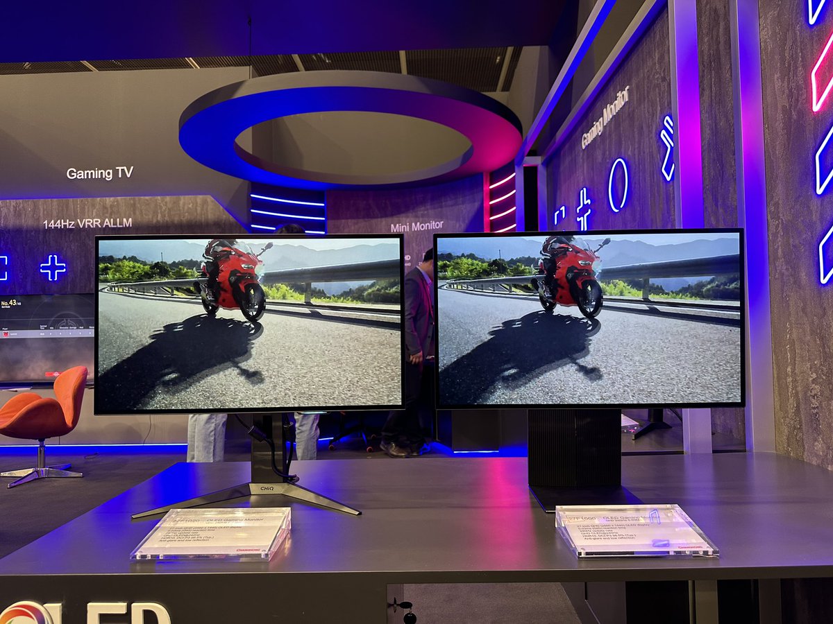 TechLineHD's tweet image. CHiQ has launched some amazing products at IFA! OLED TVs, gaming monitors, a smart fridge and a washer/dryer combo. More coverage is coming soon! @GlobalCHiQ #IFA2023 #CHiQ #SmartWithStyle #PlusMore