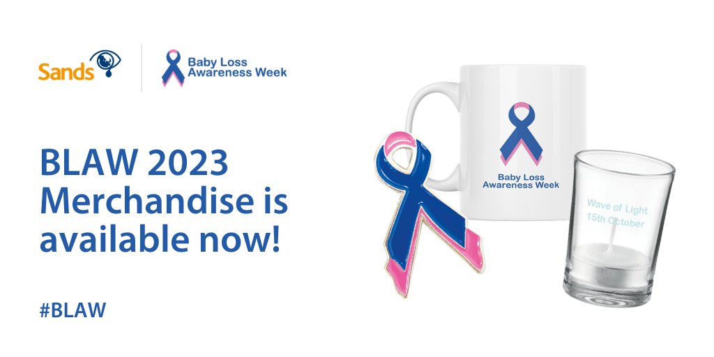 We know that it is important to many of you to get involved in #BabyLossAwarenessWeek taking place 9-15 October 2023 💗💙

Raise awareness &amp; show you support by buying merchandise and wearing your #PinkAndBlue ribbon.

➡️ sands.org.uk/blaw-shop

#BLAW #BabyLoss #PregnancyLoss
