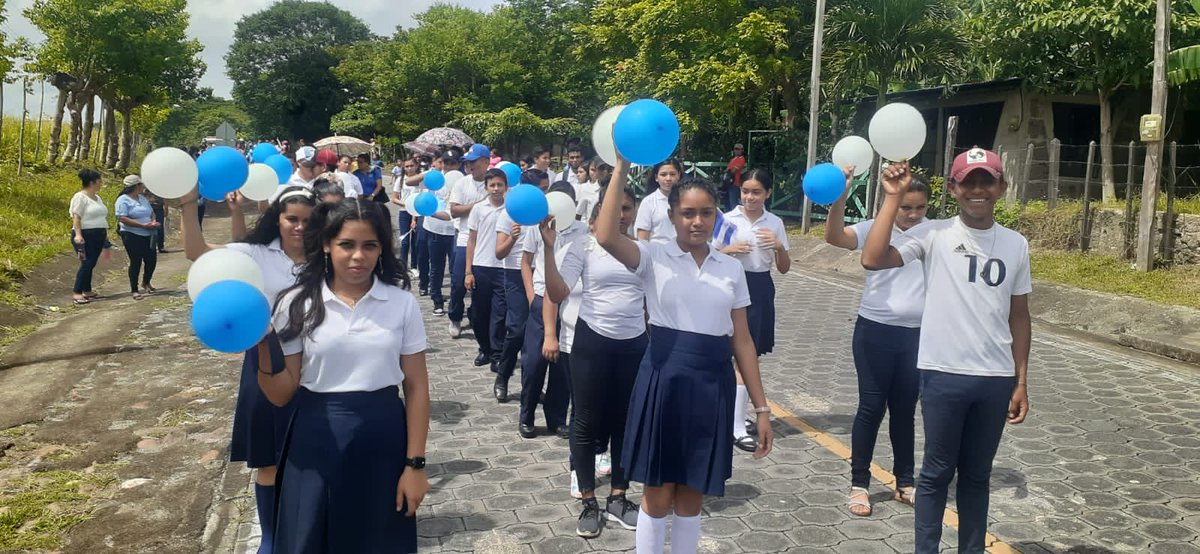 Celebramos el inicio del mes patrio 2023, honrando  a nuestra Nicaragua , bendita  digna y  siempre libre .
#PatriaBenditaYLibre