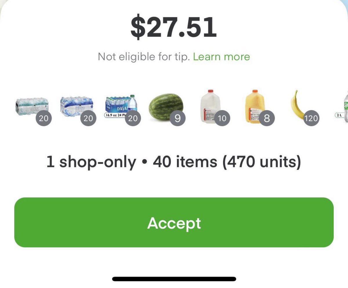 HeroMss01's tweet photo. @Instacart Is this NORMAL? Can those people who sit in IC office who make millions of dollars go out and work for this kind of crap? And pay bills with this? This is not greed anymore this is EVIL. https://t.co/UqxaDr95Fx