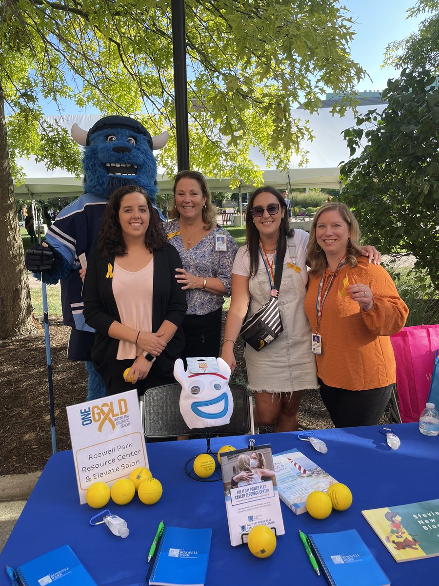 11DayPowerPlay's tweet photo. A great day yesterday to kick off pediatric cancer awareness month @RoswellPark. The #11DPP is proud to support the Roswell Park and Oishei Children’s Cancer and Blood Disorders program. A critical collaboration between two hospitals doing amazing work. #OneGold #putcanceronice https://t.co/kyCyHwmu1o