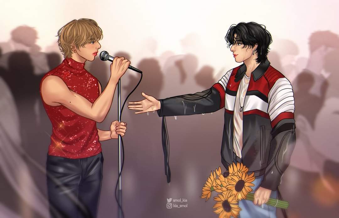 kpop5201's tweet photo. #taekook #taekookfanart #kookv #kookvfanart https://t.co/WFQA3Doyjs