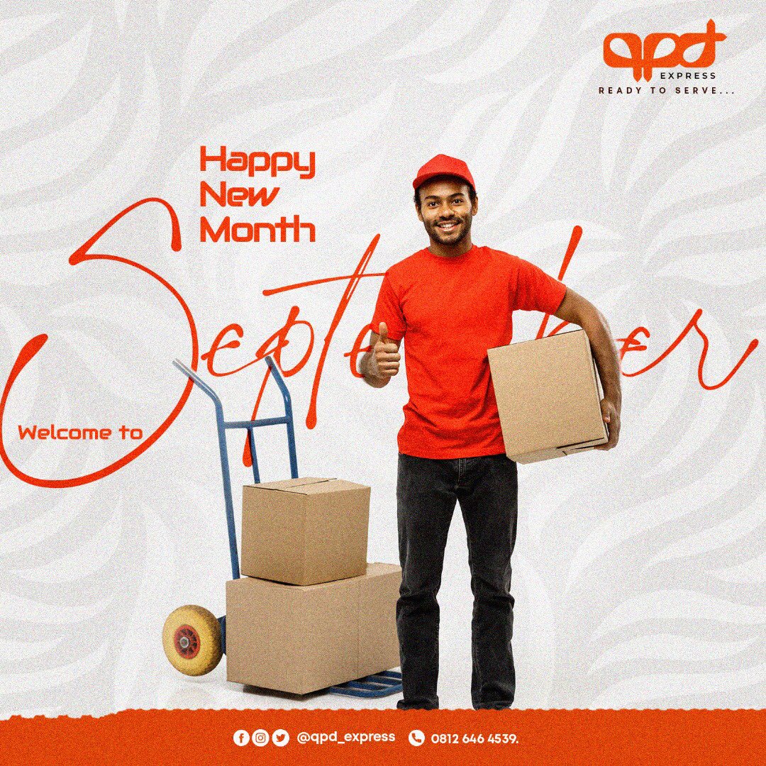 Happy New Month, qpd Express Shippers! 🚚📦 
May this month be filled with smooth and secure deliveries.
Let's make every package count! 

#HappyNewMonth #ReliableDeliveries #DeliverySolutions