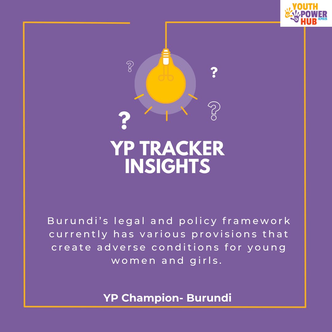YouthPowerHub's tweet photo. #YPTracker: For example, the country’s penal code has highly restrictive provisions regarding abortion (to the extent that many women criminalised for abortion and infanticide are serving heavy sentences of up to 20 years imprisonment).
#ICPD25commitments https://t.co/DaqPK6mAxT