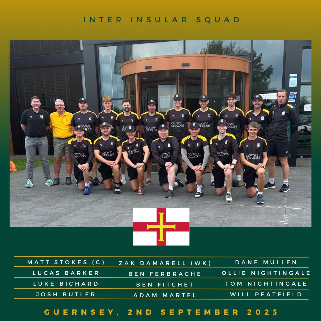 guernseycricket's tweet photo. Confirmation of the 12 men leading us into inter insular battle tomorrow against @cricketinjersey.

The 50 over contest is an 11am start at @KGVGSY.

The weather is set fair - the boys would be grateful to have as much support as possible!

#GreenCaps @DarwinEscapes https://t.co/hJXlKCW1kp