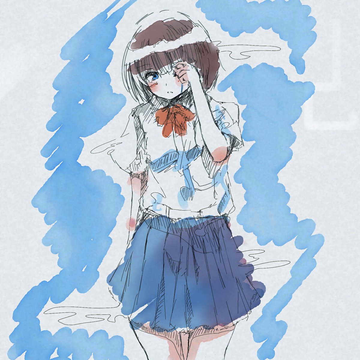 「」|れふぃのイラスト
