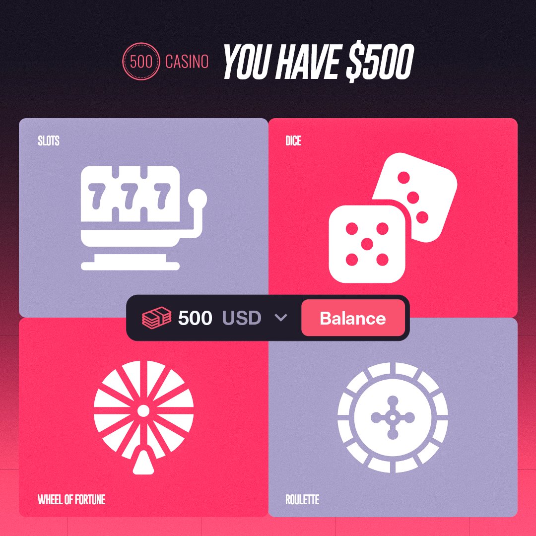 500 Casino tweet media