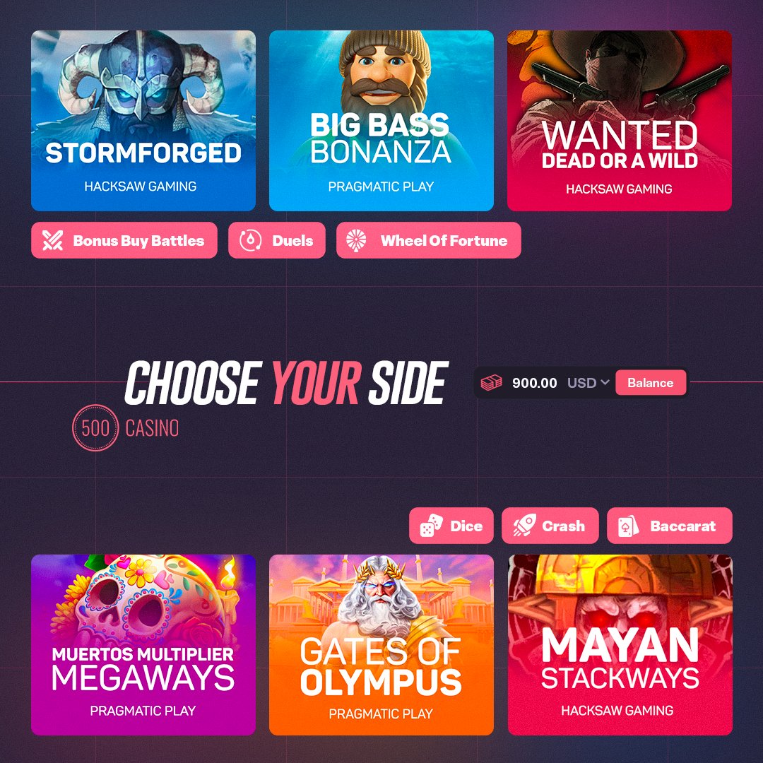 500 Casino tweet media