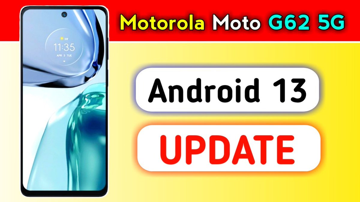 Motorola Moto G62 gets Android 13 Update 

👉🏻 New Version : T1SSI33.1-75-7
👉🏻 Download Size : 1.51GB
👉🏻 Available : India 🇮🇳 

#MotorolaMotoG62
#MotoG62
#Android13