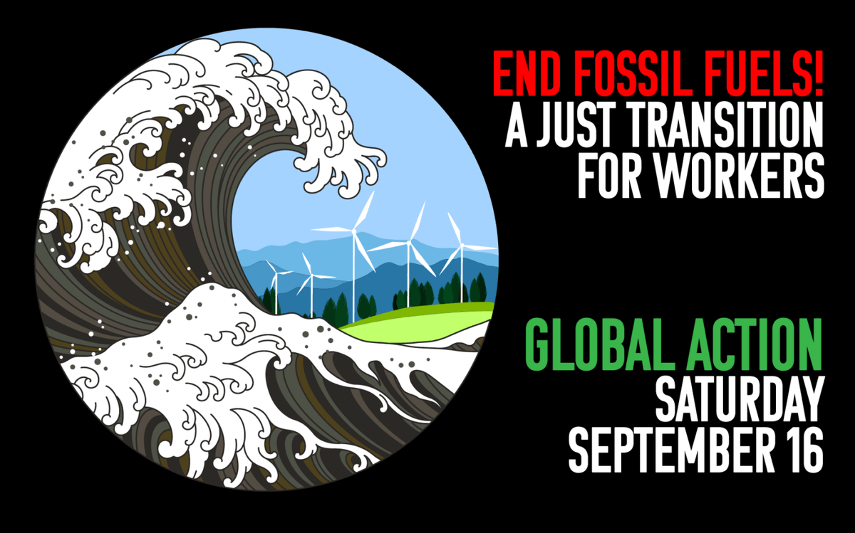 📢March to End Fossil Fuels 
 
✊We are demanding a fair, fast transition away from oil &amp; gas.

🤝Join the family-friendly march 
📅 11am @ Sat 16 Sep  
📍 Meeting at The Mound, Edinburgh 
 
#EndFossilFuels #JustTransition #FastFairForever