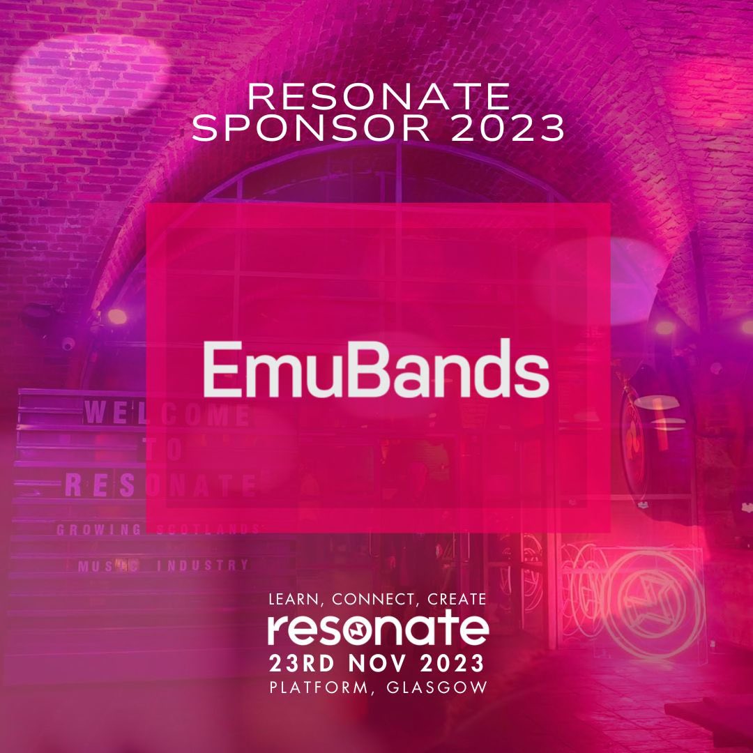We’re proud to sponsor @ResonateScot for another year running. We’re looking forward to meeting up with artists, labels & managers at #resonate2023 in Glasgow on 23rd Nov 2023 🤘🏻