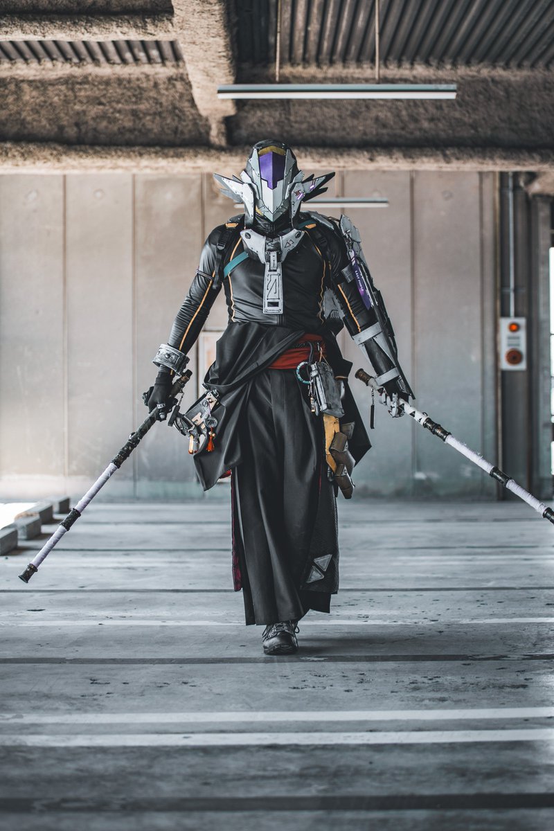 haguruma8707's tweet photo. SAMURAI  REBOOT（@SAMURAI_REBOOT）

▼LAST  PURPLE▼

#Parallelsummit
#cybermask 
#cyberpunk
#アーマー装備 https://t.co/ILqUewQFDC
