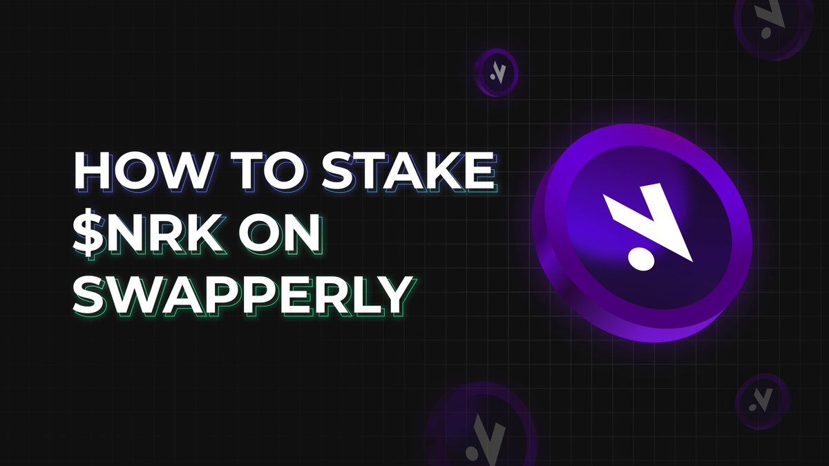 💡 #WisdomWednesday:

Staking made simple! 💹 Earn rewards while you HODL your tokens securely on Swapperly.

🛡️ Discover the power of staking with our user-friendly guide. 📚

#DeFiEducation #Staking101

youtu.be/jDnodSsY8vc?fe…