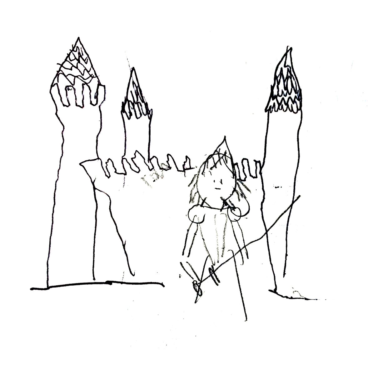 morning collect. First piece (a 1/1) "defend the castle" by <a href="/cavallele/">cavallele</a> 
collecting categories: none, just love it.  But it is listed under their own: horses, knights and cowboys. 

Seeing it, immediately thought of a pared down Robert Nava.