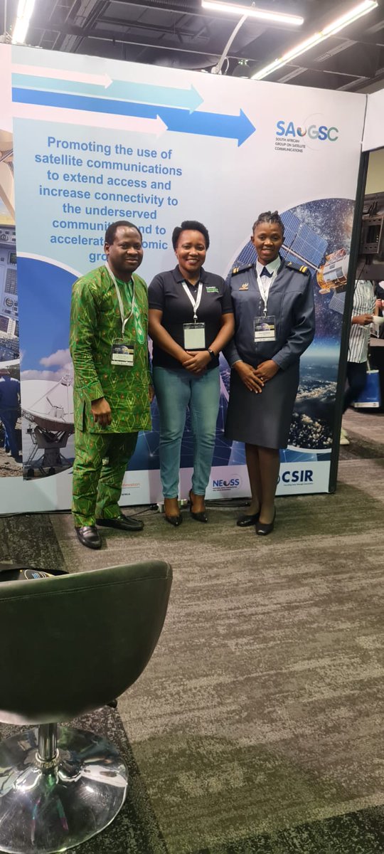 What a fantastic 3 days at the National Space Conference at the <a href="/CSIRICC/">CSIR ICC</a>. We wrap  up today and cannot wait to start putting the discussions into action.
#space4growth #womeninspace #Collaboration #kgothatsoinnovations
@dsigovza <a href="/DSINEOSS/">NEOSS</a>